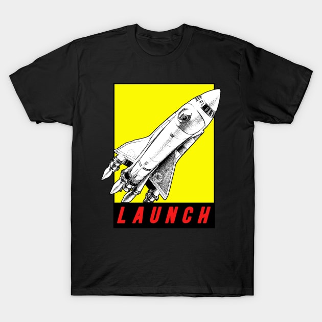 Launch T-Shirt by yellowed